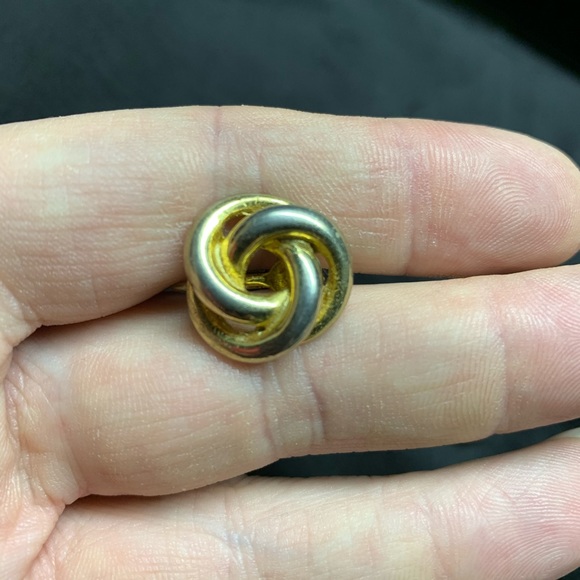 Vintage 1950 Stamped “Goldette” screw back earings - Picture 5 of 6